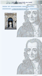 Mobile Screenshot of lyceevoltaire.fr