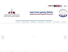 Tablet Screenshot of lyceevoltaire.org